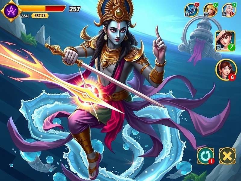 Krishna Ocean Overlord Battle Scene